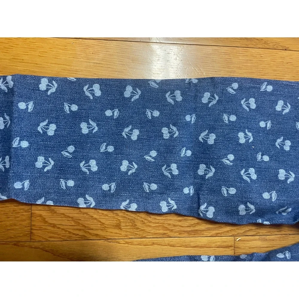 Old Navy Girls‎ Rockstar High-Rise Jeggings Size 10 Cherry Print Blue Denim NEW